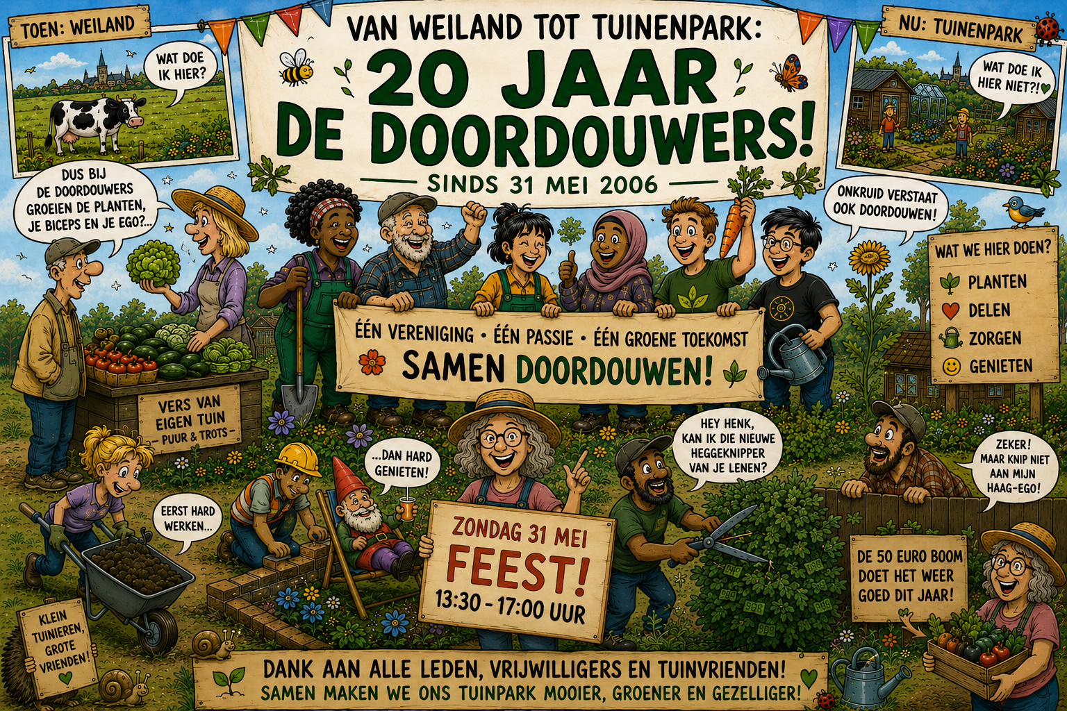 Wethouder opent 20-jarig jubileumfeest
